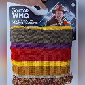 Doctor Who Premium Knit Officially Licensed BBC - 17+Feet Fourth Doctor Scarf🧣!